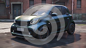 City car compact maneuverability cinematic Hyper-realisti generative AI