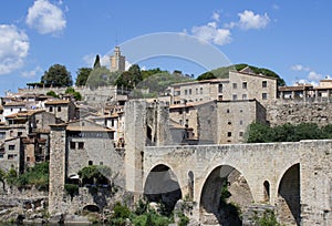 The city-castle of Besalu Spain