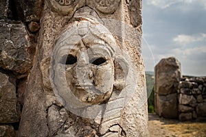 City and castle ruins from the Hittite civilization