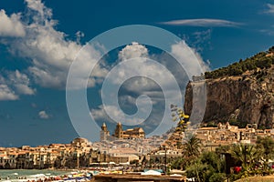 City of Cefalu, Sicily, Italy