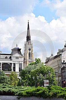 City center, Church Name of Marry in Novi Sad, Serbia