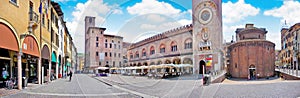 City center of the historic town of Mantua in Lombardy, Italy photo