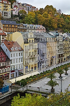 City center of Karlovy Vary