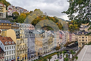 City center of Karlovy Vary