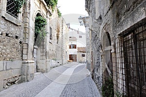 city center of L& x27;Aquila in Abruzzo under renovation after the 2009 earthquake photo
