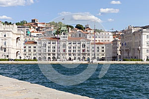 City centre of Trieste, Italy