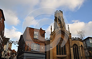 The city centre of York England