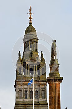 City Chambers in George Square, Glasgow, Scotland