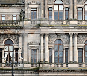 City Chambers in George Square, Glasgow, Scotland