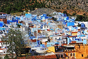 The city of chaouen morocco in Afrique photo