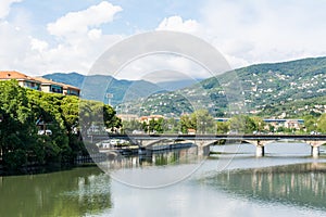 City of Chiavari Landscape of the Entella River, view from the C