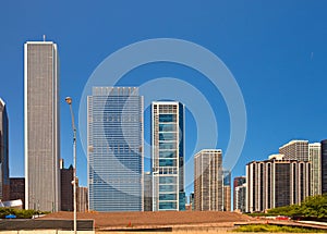 City of Chicago USA, panorama of downtown