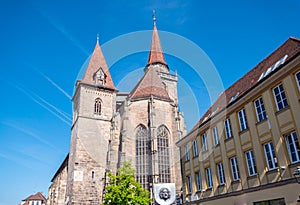 City church of Ansbach in Middle Franconia germany photo