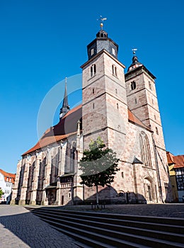 City church of St. Georg in Schmalkalden in east germany