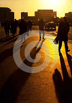 City commuters photo