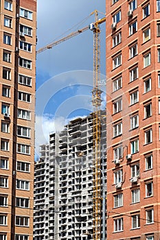 City construction activity
