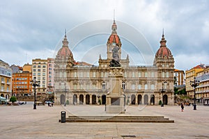 City council at the Praza de Maria Pita square in A Coruna, Spai