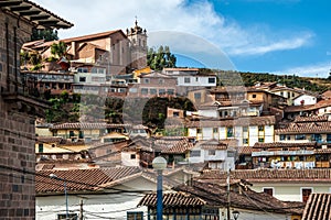 City of Cuzco in Peru