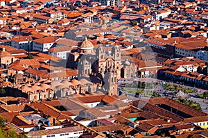 City of Cuzco in Peru, South America