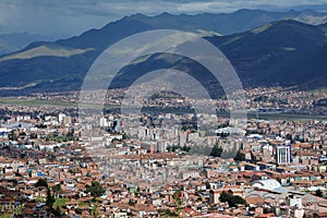 City of Cuzco in Peru, South America.