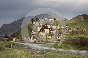 City of the dead in North Ossetia-Alania, Russia photo