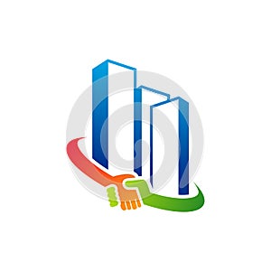 City Deal logo vector template, Creative Deal logo design concepts