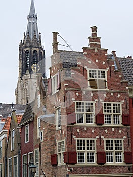 The city of delft in the netherlands