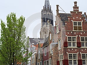 The city of delft in the netherlands