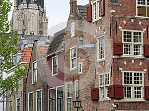 The city of delft in the netherlands