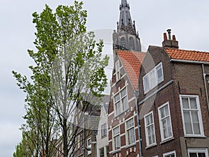 The city of delft in the netherlands