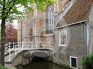 The city of delft in the netherlands