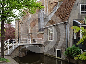 The city of delft in the netherlands