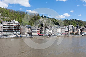 City of Dinant along the river Meuse, Belgium