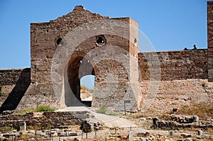 City door of Sagunto (Spain) photo