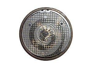 City electric manhole cover