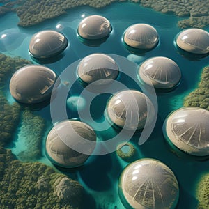 A city encased within a giant bubble on the ocean floor, powered by geothermal energy2