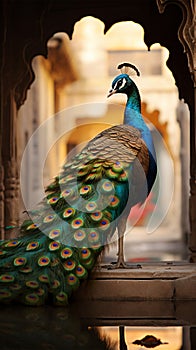 City feathers Majestic peacock brings exotic beauty to urban landscapes