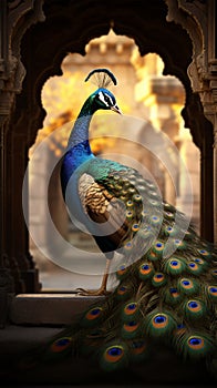 City feathers Majestic peacock brings exotic beauty to urban landscapes