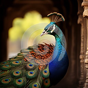 City feathers Majestic peacock brings exotic beauty to urban landscapes