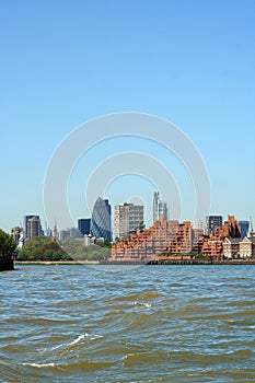 The City, financial district, London UK