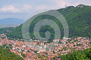 The city at the foot of Mount Tampa - Brasov, ransylvania, Romania