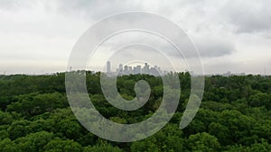 City Forest Skyline aerial view