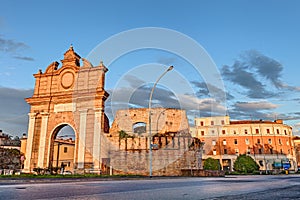 City gate in Forli', Emilia Romagna, Italy photo