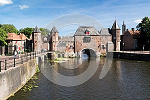 City gate Koppelpoort in Amersfoort, Netherlands