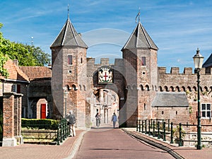 City gate Koppelpoort in Amersfoort, Netherlands