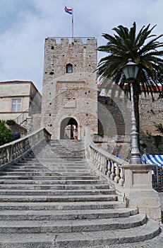 City gate of Korcula in Croatia