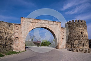 City gate to sighnaghi in georgia