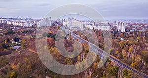 The City Gates. Aerial view from a drone photo