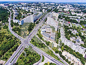 The City Gates of Chisinau, Republic of Moldova, Aerial view photo