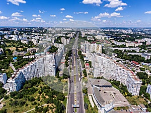 The City Gates of Chisinau, Republic of Moldova, Aerial view photo